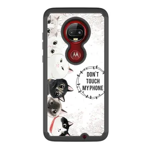 Elegan Cute TPU + PC 2 In 1 Cover untuk Motorola MOTO G7 G7Plus Phone Case