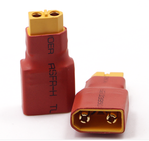 Adaptateur de connecteur Amass <span class=keywords><strong>XT60</strong></span> vers <span class=keywords><strong>XT90</strong></span>, prise femelle vers mâle sans fil pour avion RC et batterie Lipo de quadricoptère - Product Image 2