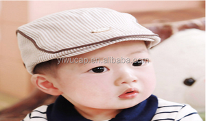 Mode cool coton coloré ou personnalisée enfant strie béret cap - Product Image 6