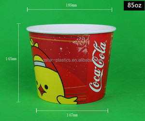 Vente en gros de seaux en papier de 85 OZ, 130 OZ, 150 OZ, 170 OZ pour poulet frit chaud et ailes de poulet frites - Product Image 3