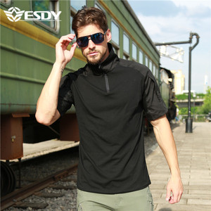 T-shirt tactique <span class=keywords><strong>de</strong></span> sport ESDY 10 couleurs pour <span class=keywords><strong>homme</strong></span>, respirant, camouflage, <span class=keywords><strong>chasse</strong></span> en plein air - Product Image 5