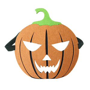 Suministros <span class=keywords><strong>para</strong></span> fiesta <span class=keywords><strong>de</strong></span> <span class=keywords><strong>Halloween</strong></span>, máscara <span class=keywords><strong>de</strong></span> fieltro <span class=keywords><strong>de</strong></span> calabaza escalofriante <span class=keywords><strong>para</strong></span> niños con diseño personalizado - Product Image 2