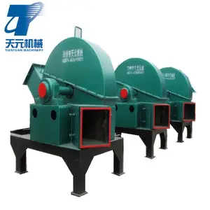 Large Scale mobile Industrial wood chipper shredder mulcher hard wood chipping machine  for sale with CE certification