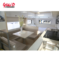 Grande famille hors route remorque rv caravane mobile maison camping-cars pour la vente en gros