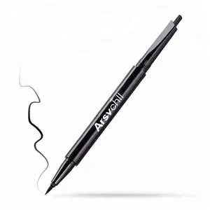 2 en 1 Étanche Automatique Maquillage Eye-Liner Cosmétique et Crayon À Sourcils