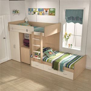 Fancy DIY litera conjunto hizo para muebles de dormitorio para los niños - Product Image 1