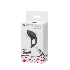 <span class=keywords><strong>Anneau</strong></span> de <span class=keywords><strong>pénis</strong></span> sans fil USB rechargeable puissant <span class=keywords><strong>anneau</strong></span> vibrant pour hommes Couples gays - Product Image 6