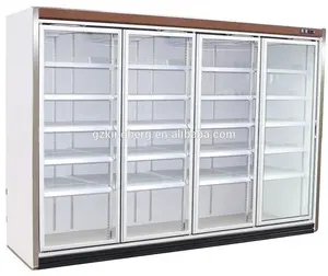 Supermercato multi porte in vetro bevanda frigorifero/soft drink di raffreddamento di visualizzazione