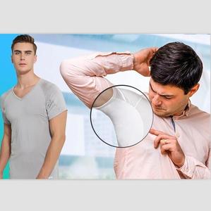 Fantastic performance Patented Sweat Proof barrier completely blocks armpit sweat from passing through Sweat proof T shirt