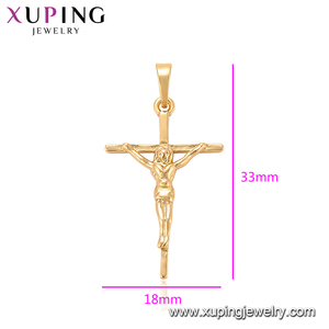 33344 <span class=keywords><strong>xuping</strong></span> joyería personalizada mayoristas en China moda oro Colgante Cruz con precio - Product Image 5