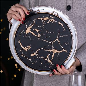 Piatto da esposizione <span class=keywords><strong>in</strong></span> marmo personalizzato pane <span class=keywords><strong>in</strong></span> <span class=keywords><strong>ceramica</strong></span> tazza da Dessert vassoio da portata <span class=keywords><strong>per</strong></span> torta supporto <span class=keywords><strong>per</strong></span> torta con coperchio <span class=keywords><strong>in</strong></span> vetro <span class=keywords><strong>per</strong></span> <span class=keywords><strong>torte</strong></span> nuziali - Product Image 2