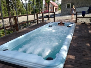 Sunrans 6 metre konteyner havuzu akrilik yüzme havuzu <span class=keywords><strong>Spa</strong></span> açık ucuz satılık sonsuz havuz akrilik masaj yüzmek <span class=keywords><strong>Spa</strong></span> - Product Image 4