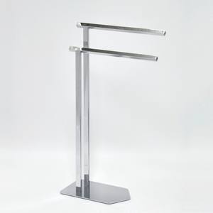 <b>Bathroom</b> L Shape 3 <b>Rail</b> Metal <b>Towel</b> Stand - Product Image 3
