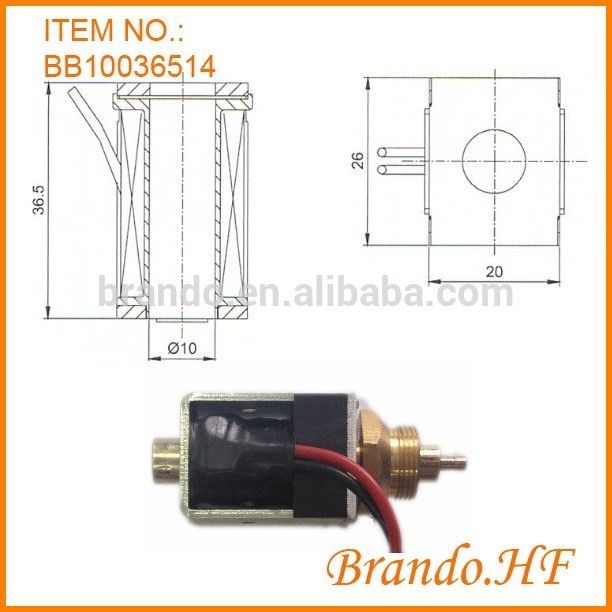 push pull solénoïde pour pousser et tirer 12v ou 24v électrovanne