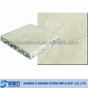 compound quartz cream colored artificial stone slab