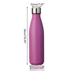 Botella de <span class=keywords><strong>Agua</strong></span> Aislada de Acero Inoxidable con <span class=keywords><strong>Forma</strong></span> de Lata de Cola para Viajes y Campamentos - Product Image 6