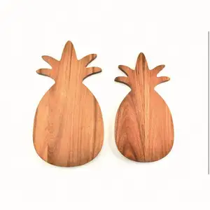 Neues Design Küche Holz Schneide brett Innovative Ananas Totally Bambus Schneide bretter Dekoration & Serviert ablett