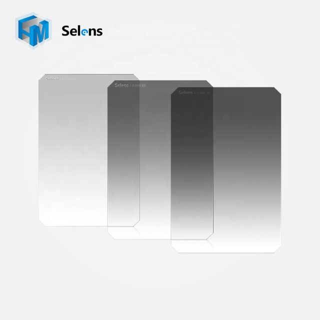 Selens Optical Resin ND Filter 100x150mm Graduated Neutral Density Soft Filter Set (.3, .6, .9) Soft Transition