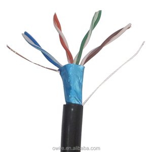 Owire 26Awg 24Awg <span class=keywords><strong>trenzado</strong></span> blindado 4 <span class=keywords><strong>par</strong></span> <span class=keywords><strong>Cable</strong></span> <span class=keywords><strong>de</strong></span> datos <span class=keywords><strong>Ftp</strong></span> Cat6 gato 5E <span class=keywords><strong>Cable</strong></span> Lan - Product Image 2