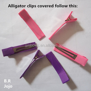 Dot three layers ribbon Bow Ties Arcos hair clips - Product Image 3