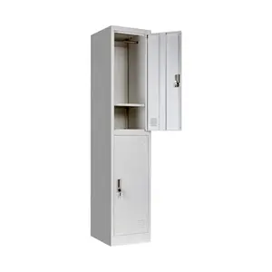 Cung Cấp Thép Funiture 2 Cửa Phòng Tập Thể Dục Locker Cho Nhân Viên Thay Đổi Phòng