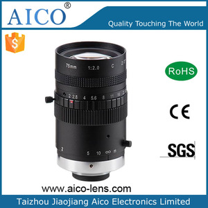 2/3 "F2.0 Manual Iris 5mp <span class=keywords><strong>75mm</strong></span> longitud <span class=keywords><strong>Focal</strong></span> larga <span class=keywords><strong>75mm</strong></span> C montaje Industrial Vision C-mt Fa Cctv lente Lins de cámara - Product Image 6