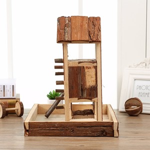 Castillo de madera de pino Natural no tóxico para hámster, cobaya, Hurón, conejo, rata, ratones - Product Image 6