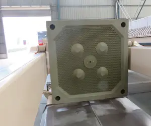 Placa de filtro de material PP resistente a altas temperaturas para máquina de prensado de filtro