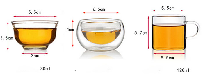 heat resistant tea pot glass/glass infusion tea pots