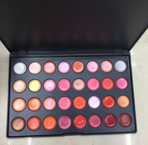 Imprimé votre logo 32 couleurs brillant à lèvres rouge à lèvres cosmétique maquillage crème <span class=keywords><strong>Palette</strong></span> cosmétiques végétalien brillant à lèvres vendeur - Product Image 6