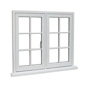 Wholesale Soundproof Customized Casement Window Pvc Upvc Windows with Grills