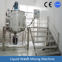 Machine à fabriquer du détergent, mélangeur de détergent liquide, mélangeur de shampooing, homogénéisateur, machine à mélanger