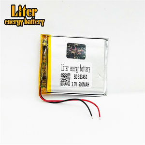<strong>3</strong>,<strong>2</strong>*34*50mm <strong>3</strong>,7 V 600 mAh lipo rechargeable battery 323450 1s1p with PCM OEM lithium - Product Image 3