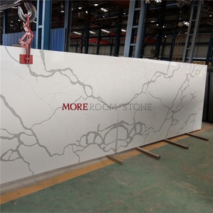 Pedras projetadas 20mm branco calacata quartz slab