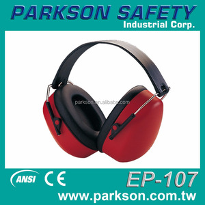 Cache-oreilles de sécurité EP-107 de premier choix certifié CE EN352-1 pliable rouge 34 DB NRR pour la protection auditive - Product Image 2