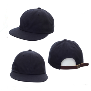 Giá rẻ da dây đeo hat 100% cotton tùy chỉnh underbrim cap không có cấu trúc snapbacks - Product Image 1