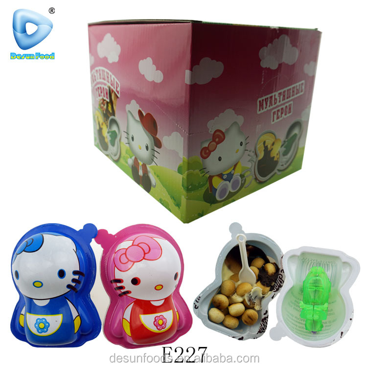 Забавный мультяшный шоколад в форме яйца с игрушкой