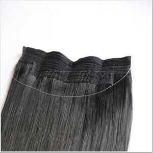 <span class=keywords><strong>Extensions</strong></span> de cheveux en <span class=keywords><strong>Halo</strong></span> fil de poisson, cheveux humains vierges, offre spéciale, ne s'emmêlent pas, sans perte, 2019 - Product Image 6