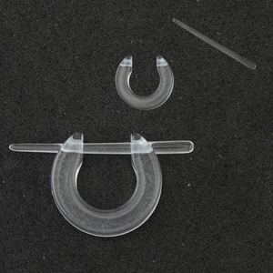 Rõ Ràng Acrylic Linh Hoạt Núm Vú Lá Chắn Expander Kéo Dài Trang Sức Piercing