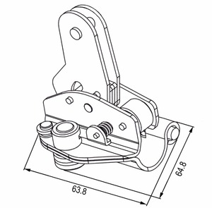 Abrazadera de Cuerda de Acero (Galvanizado) Fabricante OEM/ODM de Taiwán para Cuerdas de 16 mm - Product Image 4