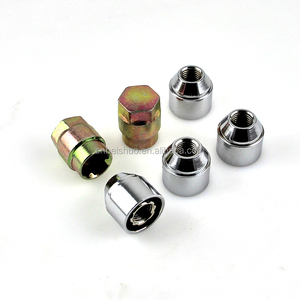 Hot Sale 4+2PCS Chrome Racing Car <strong>Wheel</strong> <strong>Lock</strong> Set - Product Image 1