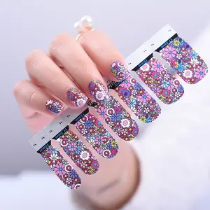 Nail Stickers 2 vellen Nail Decals Ontwerpen voor Vrouwen Meisjes nail decoratie wrap