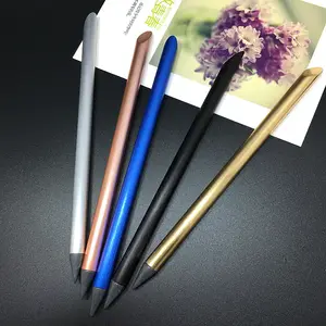 Mürekkep olmadan yeni kırtasiye hediyeler metal kalem sevimli kless metal kalem