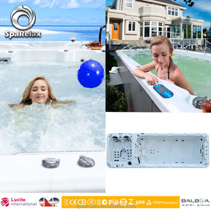 Spas de natación jacuzzi Balboa control de doble <span class=keywords><strong>zona</strong></span> interminable piscina con precios bajos para 6 persona - Product Image 1
