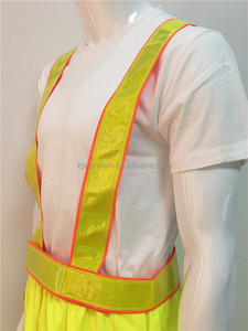 Gros Chine Fabrication Haute Visibilité PVC Personnalisé Réfléchissant Sash La Sécurité De Marche Ceinture Sans Fermeture Éclair - Product Image 2