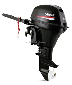 4-stroke 9.9hp outboard mesin/kontrol tiller/manual mulai/poros panjang