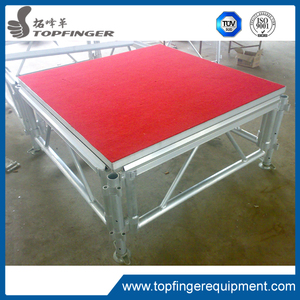 Недорогая Регулируемая Складная мини-платформа из алюминия для свадьбы на открытом воздухе - Product Image 2