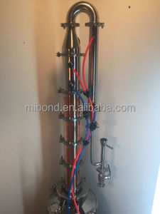 50L/100L cobre/acero inoxidable modular vodka gin Rum Todavía/destilería de alcohol para la venta - Product Image 3