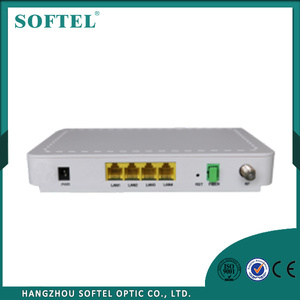 Tecnología XPON FTTO 4GE GPON ONT CATV - Product Image 1