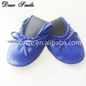 <span class=keywords><strong>Scarpe</strong></span> piatte <span class=keywords><strong>ballerine</strong></span> pieghevoli da donna di nuovo Design <span class=keywords><strong>ballerine</strong></span> <span class=keywords><strong>blu</strong></span> per eventi di festa in borse - Product Image 3